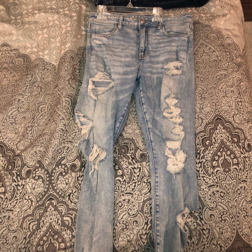 Hi rise jeggings crop